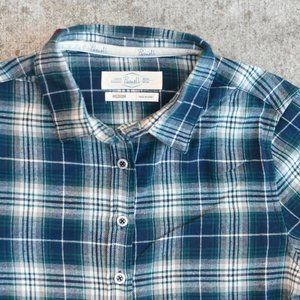 Purnell Plaid Cotton Flannel  Shirts Size: Women Medium  Material: Cotton